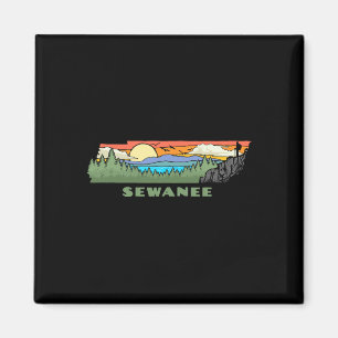 Sewanee Tennessee Natur Outdoor Wandern Retro Magnet