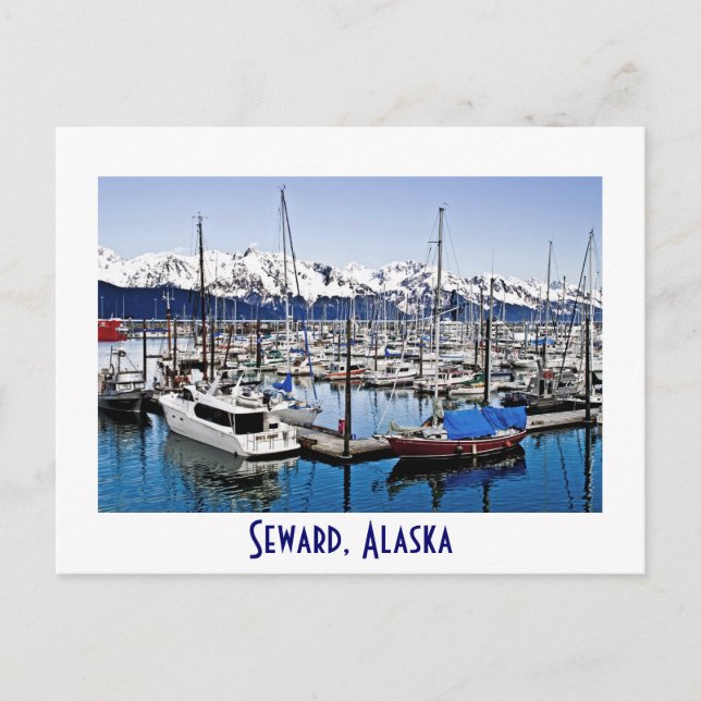 Seward, Alaska, USA Postkarte (Vorderseite)