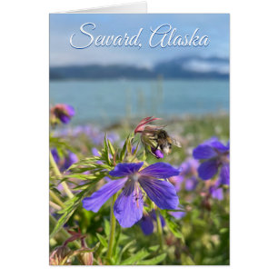 Seward Geranium - 5" x 7" Art Card