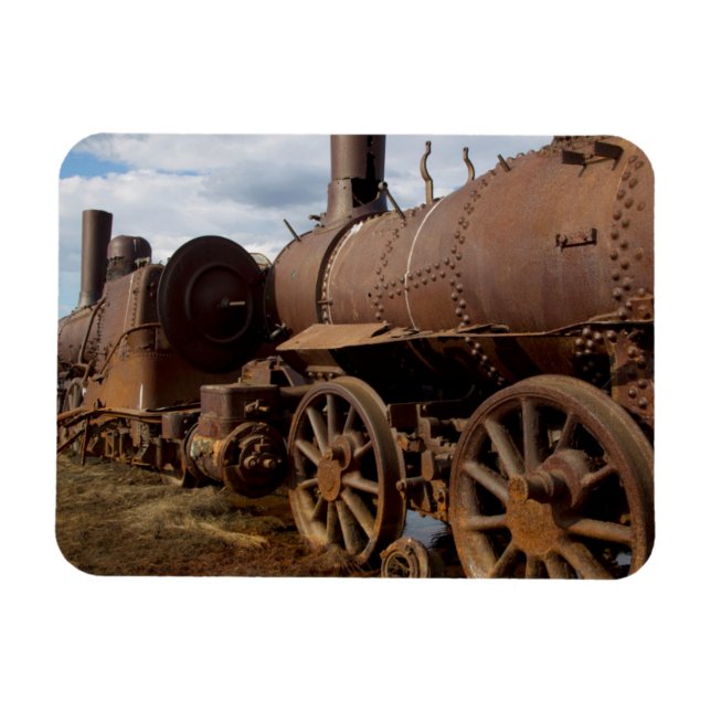 Seward Halbinsel, Alaska, Zug nach Nirgendwo Magnet (Horizontal)