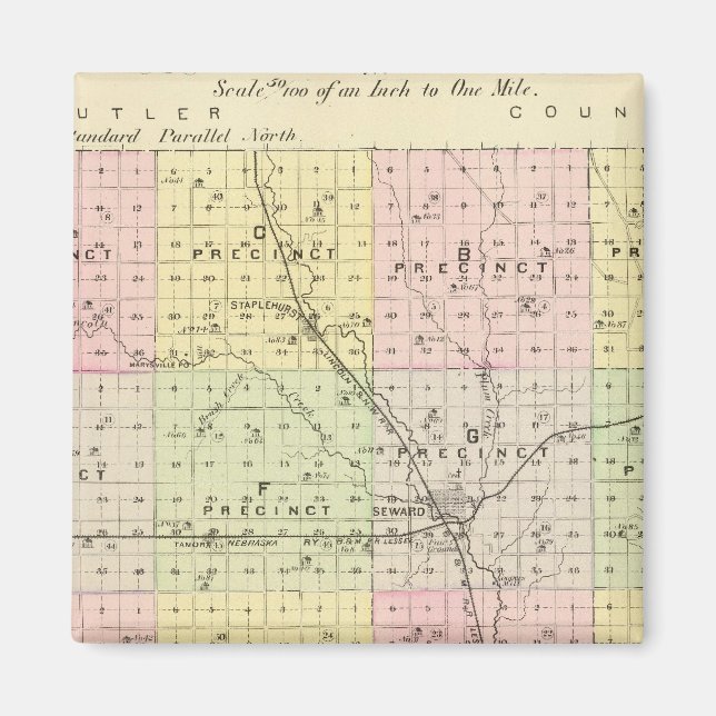 Seward Landkreis, Nebraska Magnet (Vorne)
