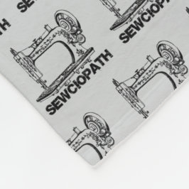 Sewciopath Antique Sewing Machine Fun Fleecedecke