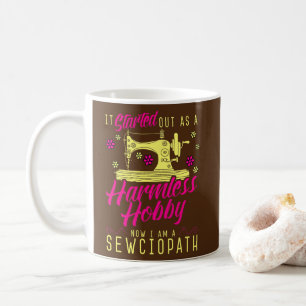 Sewciopath Nähen Liebe Seamstressbestickerin Kaffeetasse