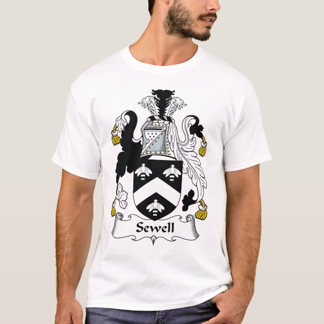 Sewell Familienwappen T-Shirt (Vorderseite)