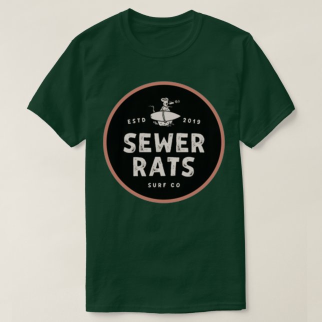 Sewer Rat Surf Co T-Shirt (Design vorne)