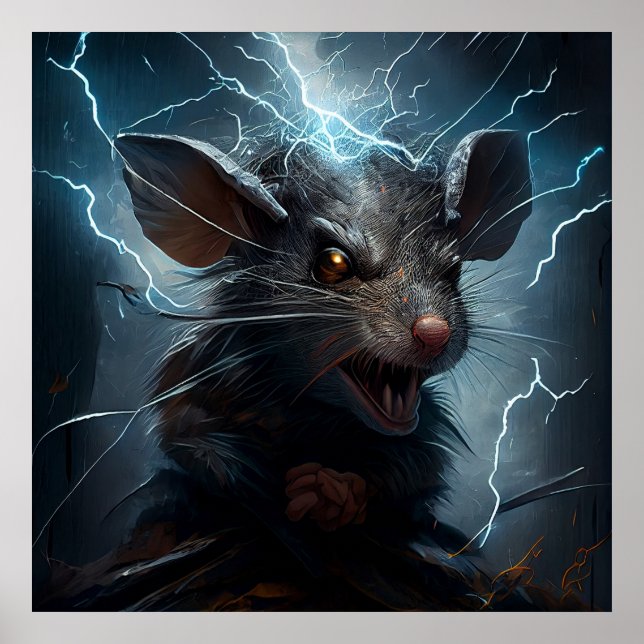 Sewer-Rattenposter Poster (Vorne)