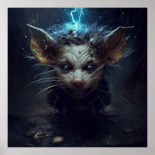 Sewer-Rattenposter Poster (Vorne)