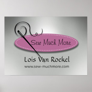 "Sewing Diva - Seamstress, Dressmaker, Designer Poster