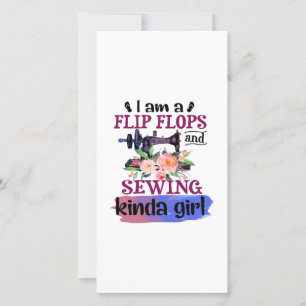 Sewing Gift I Am Dankeskarte