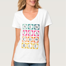 Sewteachable Colorful Squares T-Shirt