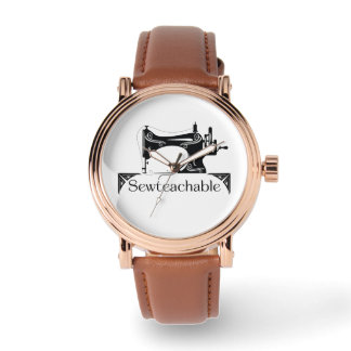 Sewteachable eWatch Uhr (Braun)