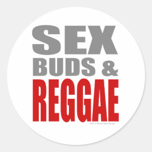 SEXBuds & REGGAE Runder Aufkleber