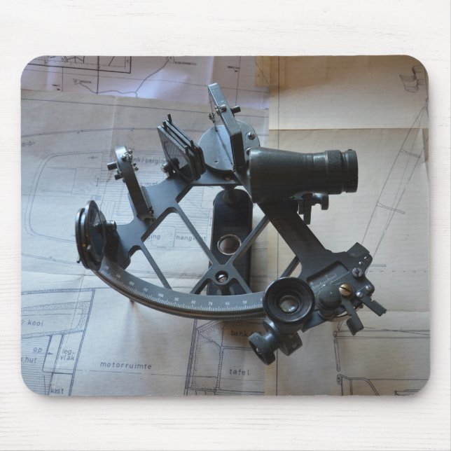 Sextant für die Himmelfahrt Mousepad (Vorne)
