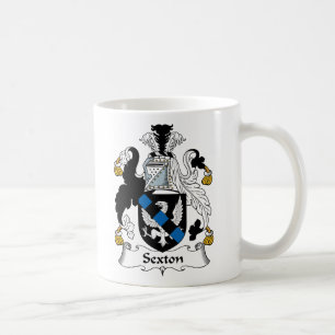 Sexton-Familienwappen Tasse