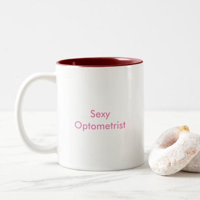 Sexuelle Optometrististische Tasse mit Tasseln von (Mit Donut)