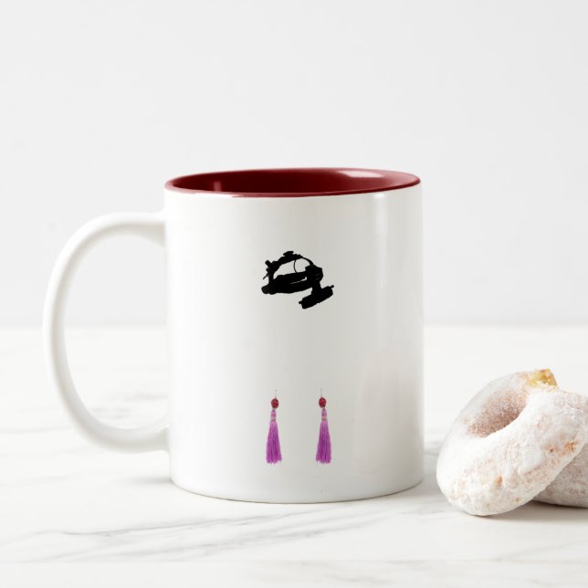 Sexuelle Optometrististische Tasse mit Tasseln von (Mit Donut)