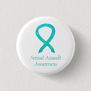 Sexuelles Angriffsbewusstsein Custom Ribbon Button