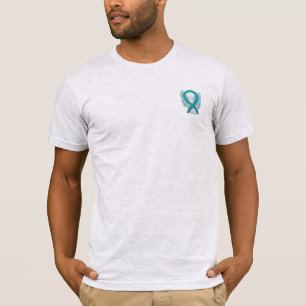 Sexuelles Angriffsbewusstsein Ribbon Angel Custom  T-Shirt