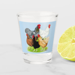 Sexuelles Quintet Schnapsglas