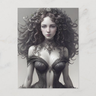 Sexy Black Lingerie Postkarte