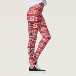 Sexy Christmas RED Holiday Weihnachten New Years S Leggings