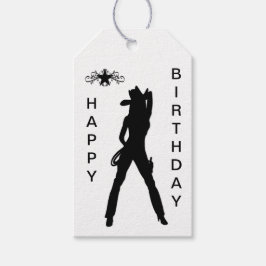 Sexy Cowgirl Geschenkanhänger