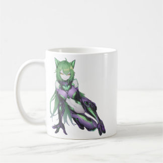 Sexy Devilish Anime Catgirl Kaffeetasse