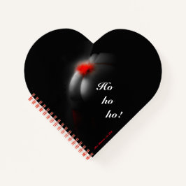 Sexy Glamour Babe Naughty Christmas Heart Journal Notizbuch