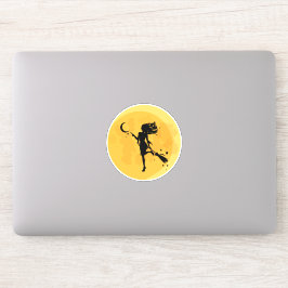 Sexy Hexenmond Aufkleber