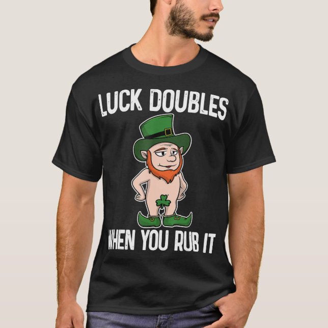 Sexy Leprechaun St Patricks Day Shirt Funny Appar (Vorderseite)