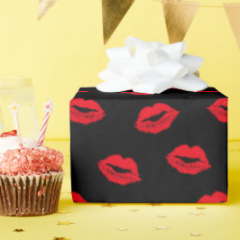 Sexy Red Lips Niedlich Geschenkpapier