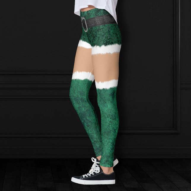 Sexy Santa Thigh High Fur Green Skirt Medium Skin Leggings (Von Creator hochgeladen)
