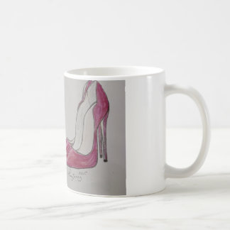 sexy Stiletto High Heels Rot und Schwarz Kaffeetasse
