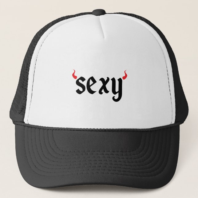 Sexy Teufel Truckerkappe (Vorderseite)