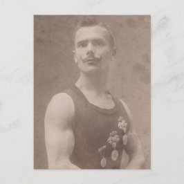 Sexy Vintag Acrobat Postkarte