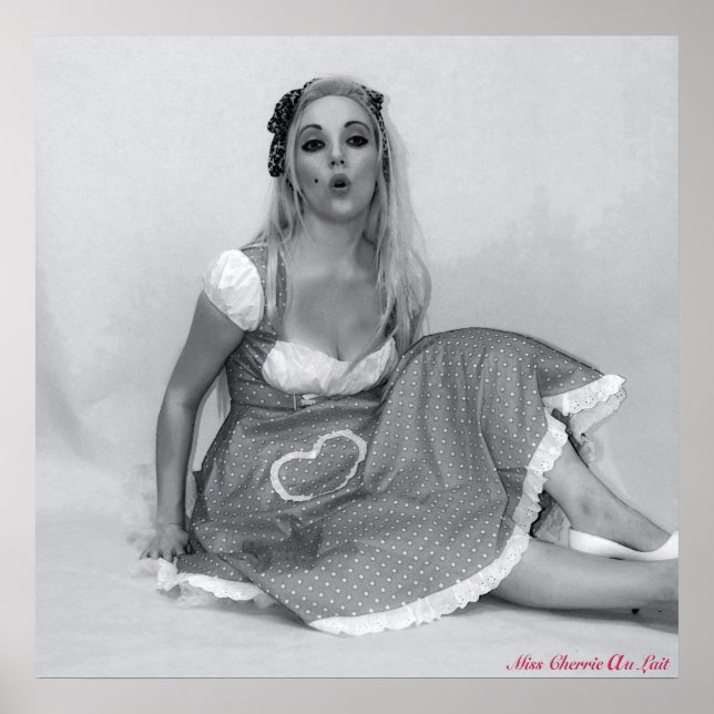 Sexy Vintag Pinup Girl del Malcantone Poster (Vorne)