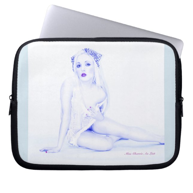 Sexy Vintag Pinup Girl Model Babe Laptop Sleeve (Vorderseite)