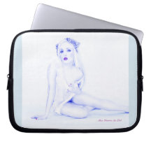 Sexy Vintage Pinup Mädchen Model Babe Laptop Hülle