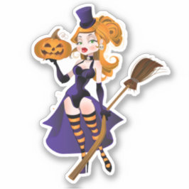 Sexy Witch Aufkleber