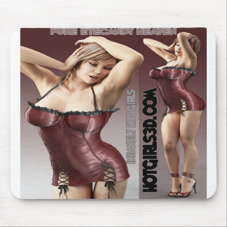 Sexyste Modell-Mausunterlage durch HotGirls3D.com Mousepad