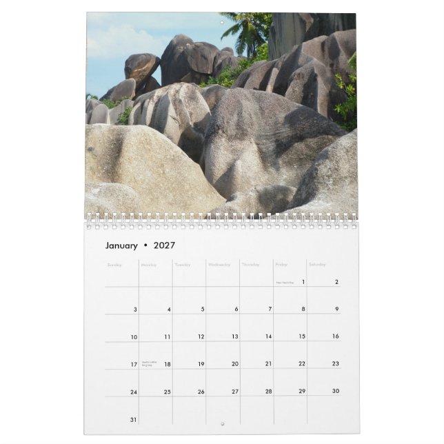Seychellen… eine andere Welt Kalender (Jan 2027)