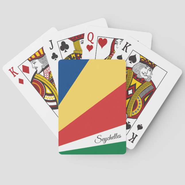 Seychellen Flag Games, Seychellen Spielkarten (Rückseite)