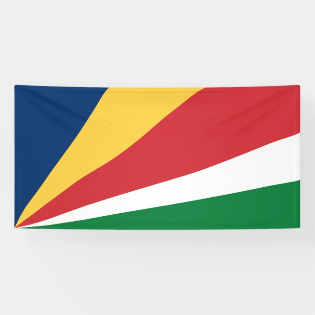 Seychellen-Flagge Banner (Horizontal)
