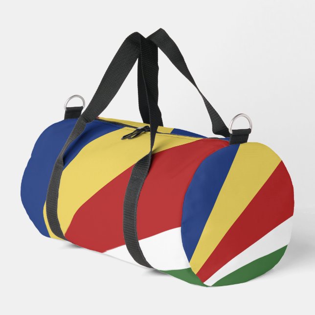 Seychellen-Flagge Duffle Bag (Linke Seite)