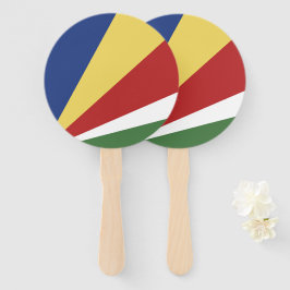 Seychellen-Flagge Fächer