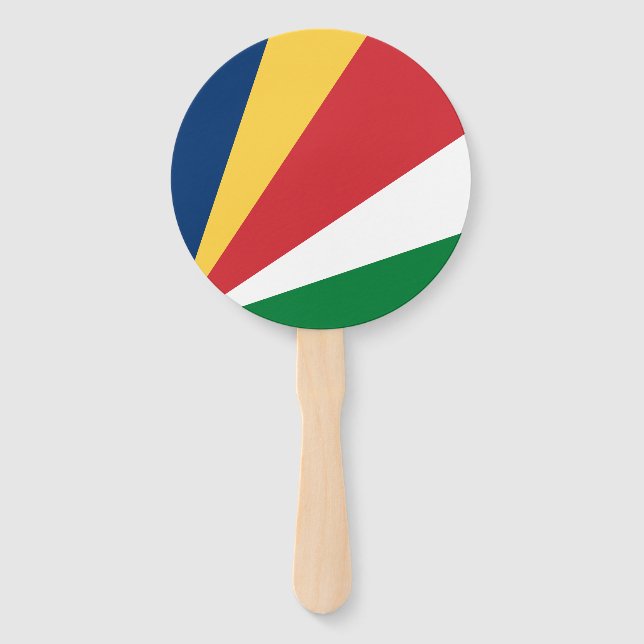 Seychellen-Flagge Fächer (Vorderseite)