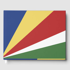 Seychellen-Flagge Gästebuch