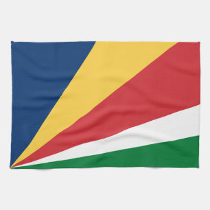 Seychellen-Flagge Geschirrtuch