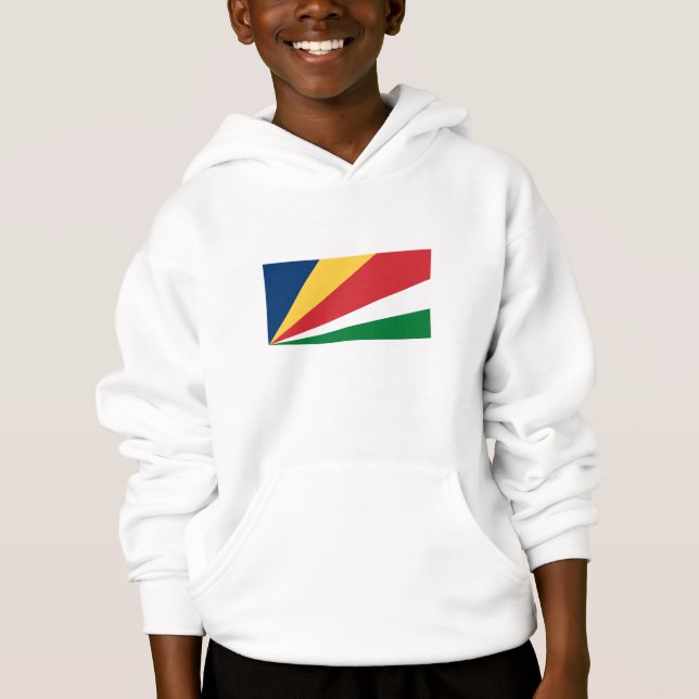 Seychellen-Flagge Hoodie (Vorderseite)