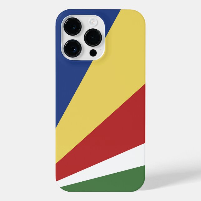 Seychellen-Flagge iPhone Hülle (Rückseite)